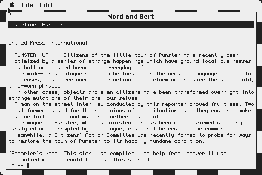 Screenshot for Nord and Bert Couldn't Make Head or Tail of It r19